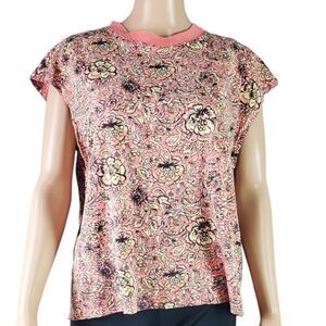 Free People Movement Overall Orange & Yellow T'Shirt